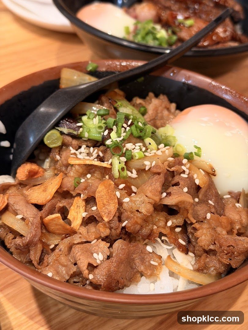 Beef Bowl with Egg