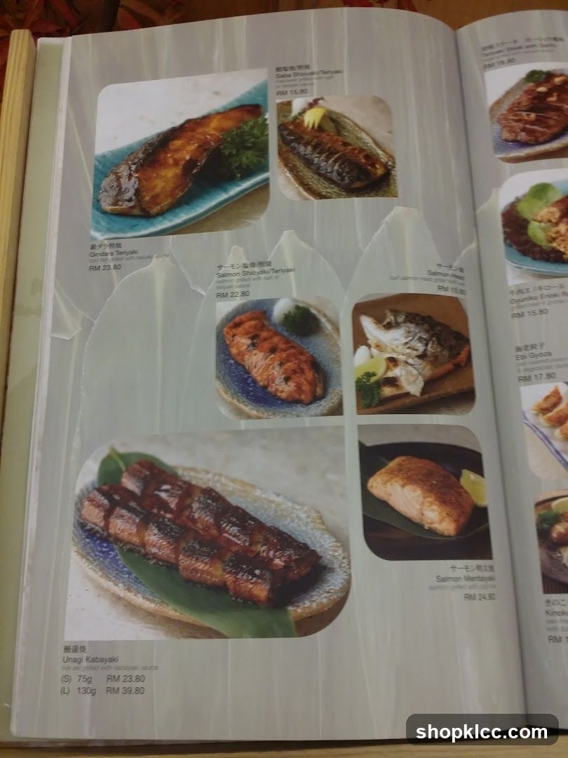 Japanese Menu