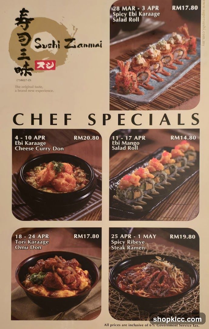 Chef Specials