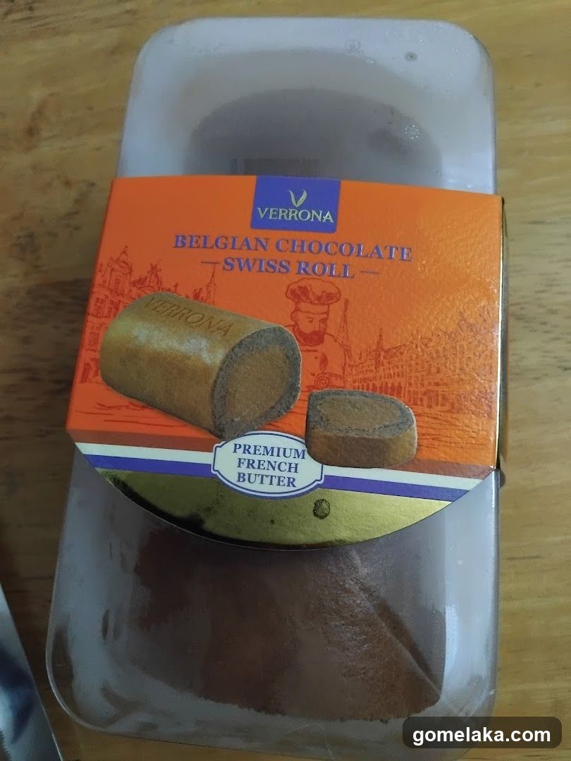 Belgian Chocolate Swiss Roll Packaging