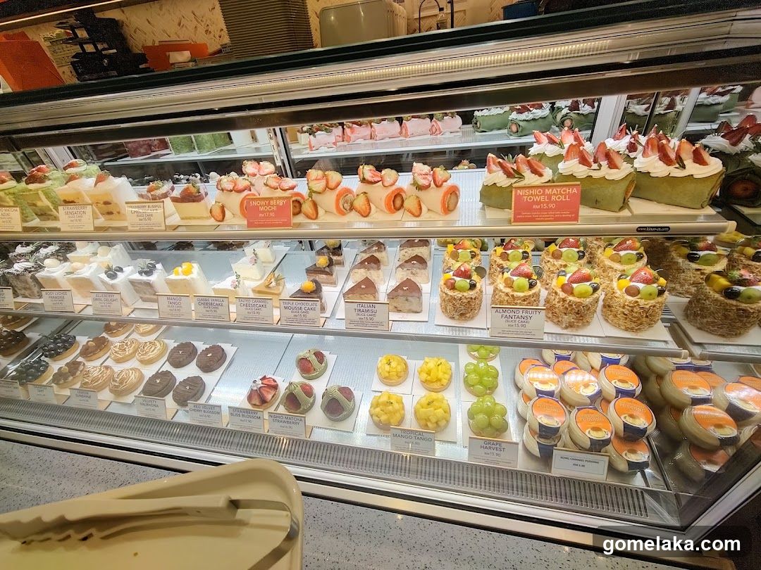 Display Case of Pastries
