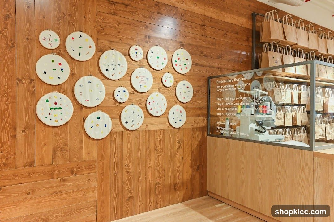 Embroidery Service Display