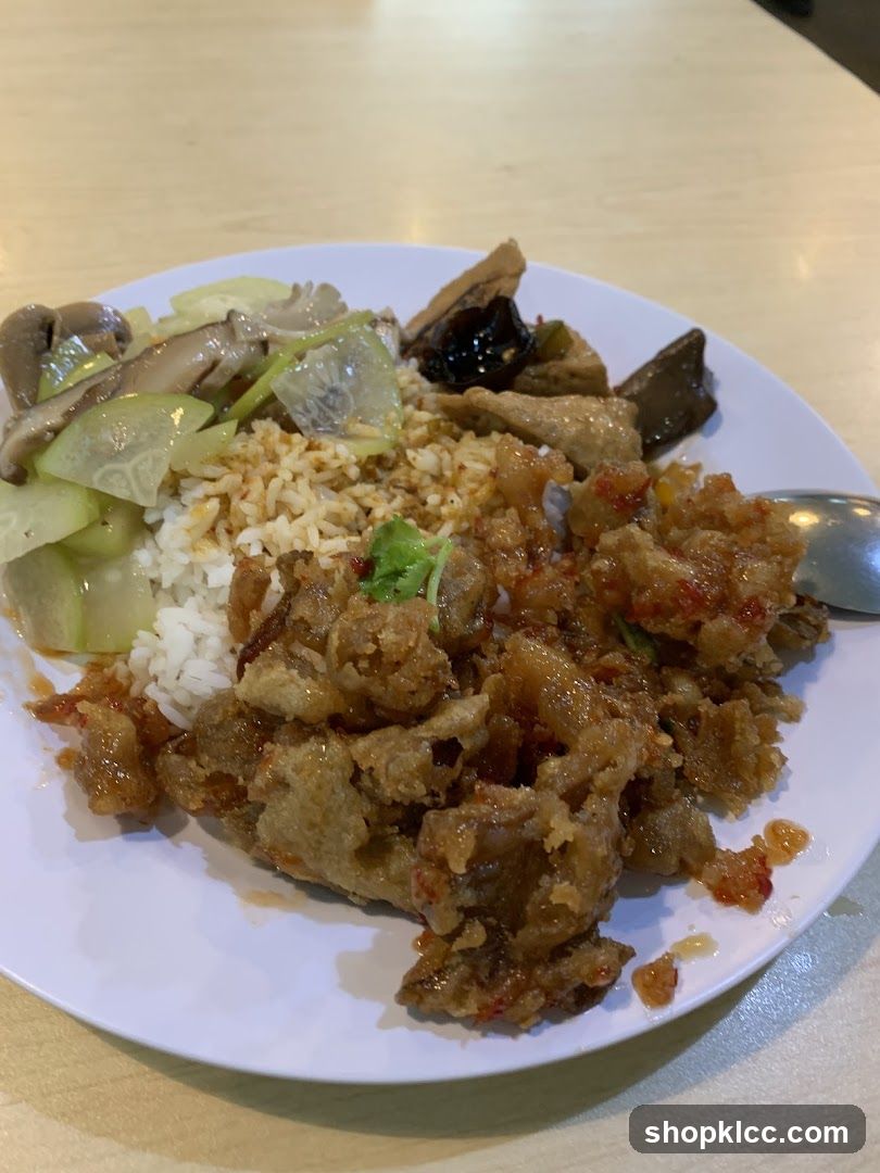 Plate of Fried Rice with Tofu and Vegetables
