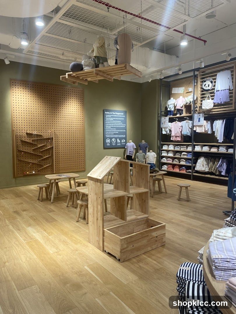 Children's Play Area and Clothing Display