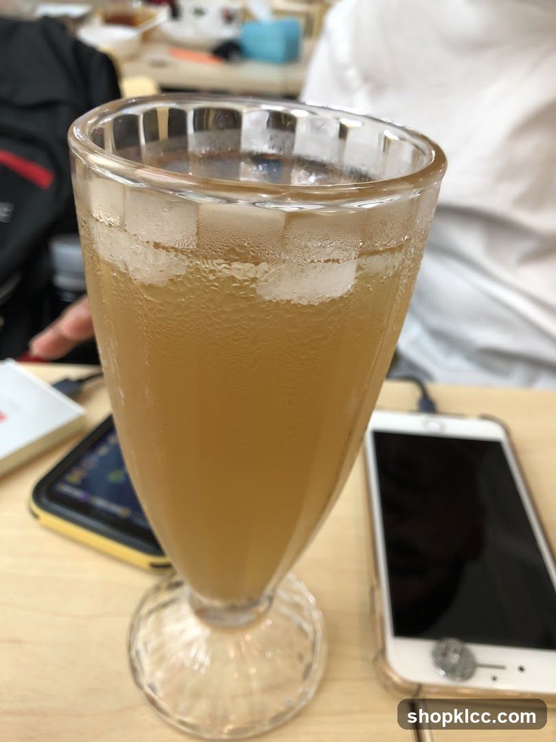 Iced Drink in Glass