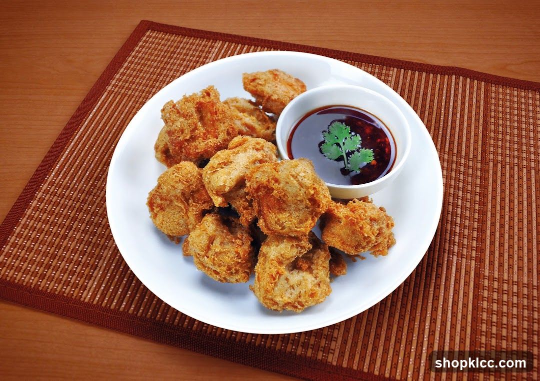 Fried Food with Dip