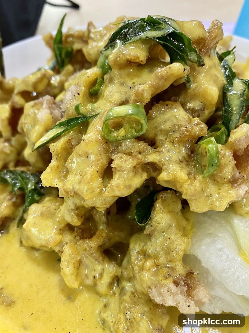 Curry Dish with Greens and Onions
