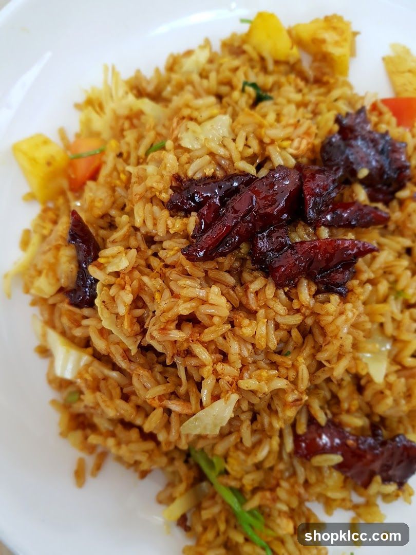 Fried Rice with Dried Chilies and Vegetables