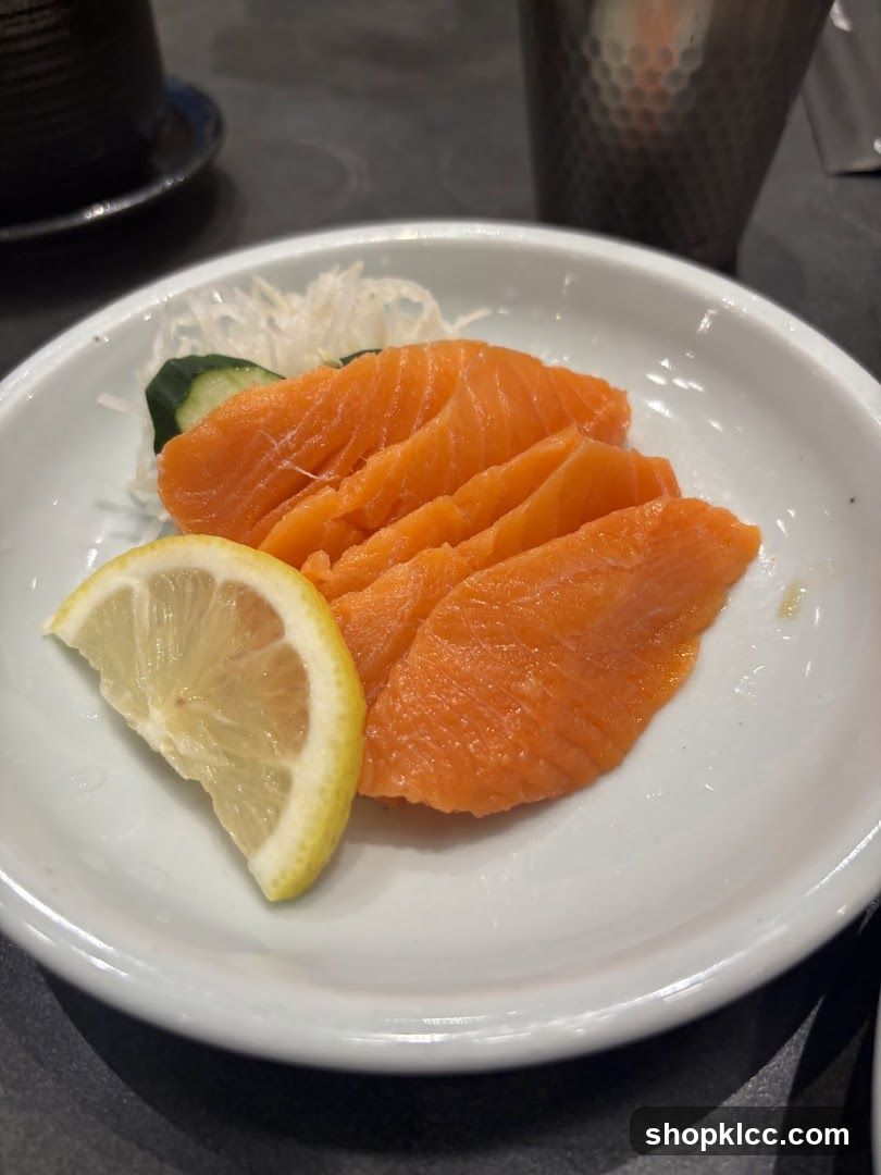 Salmon Sashimi