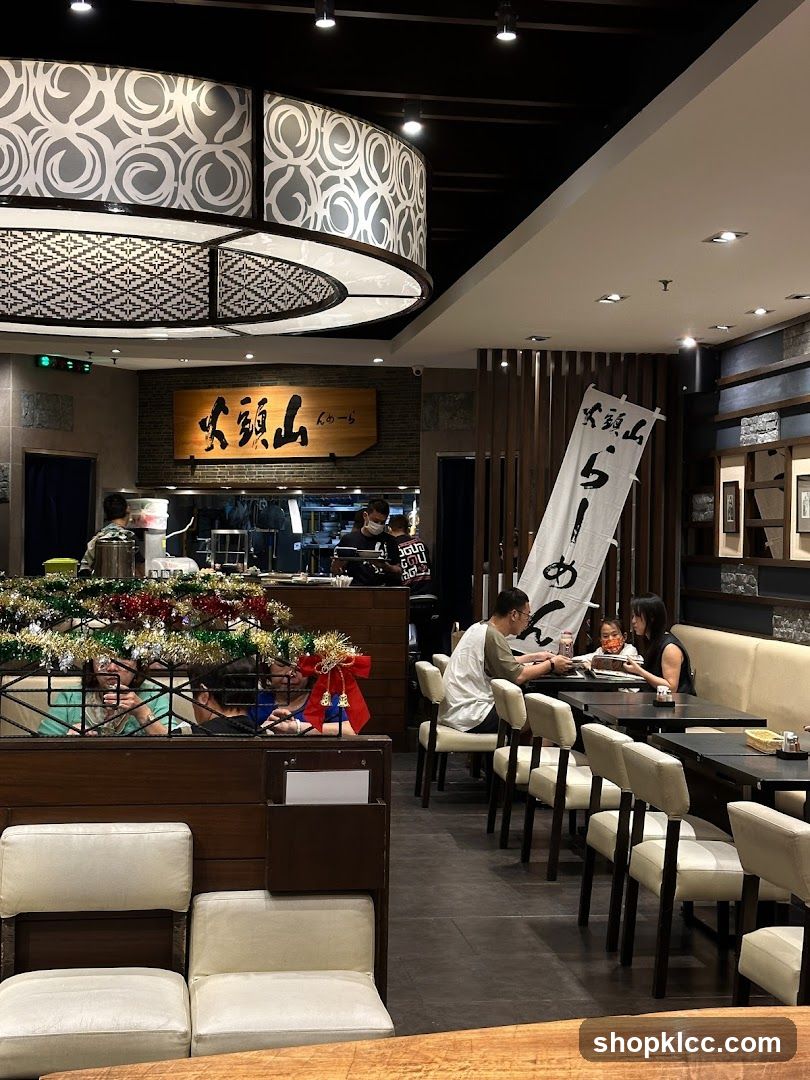 Restaurant Interior with Japanese Decor