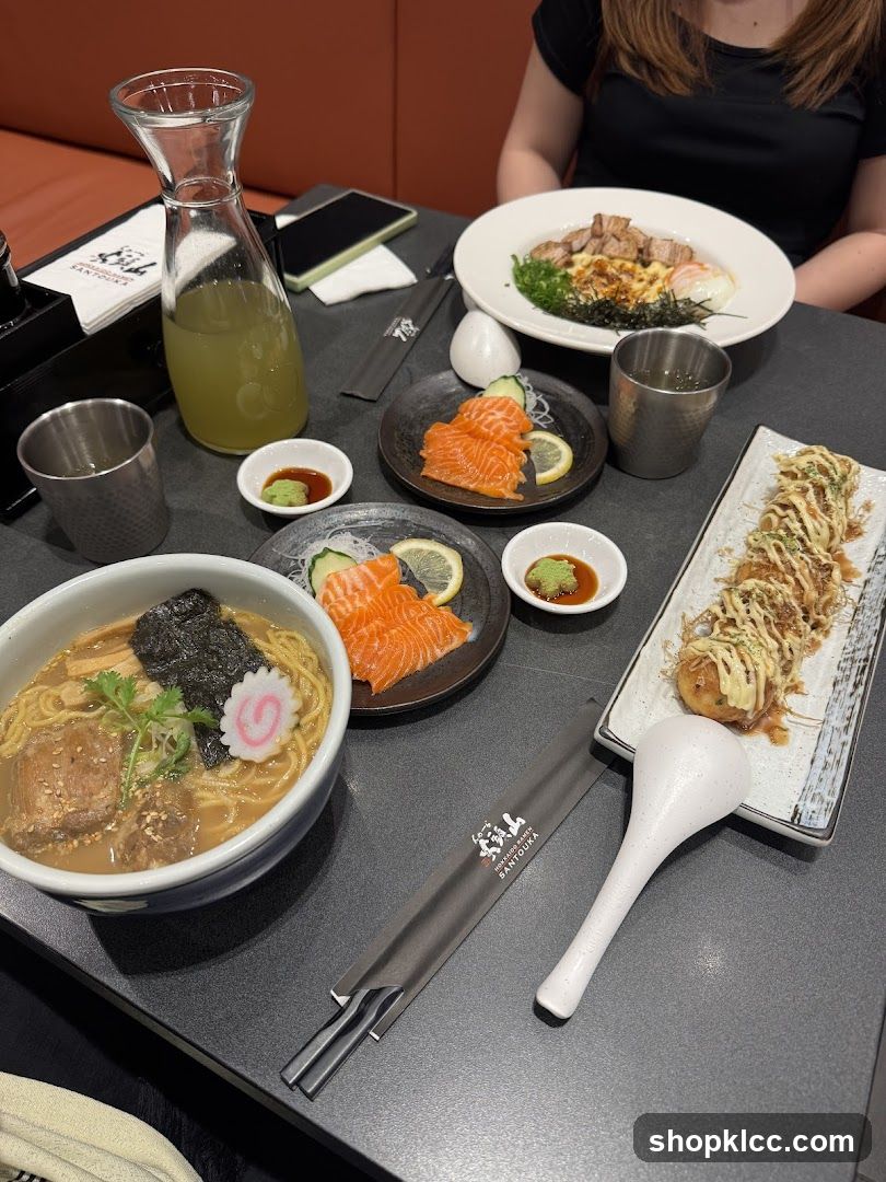 Japanese Food Spread