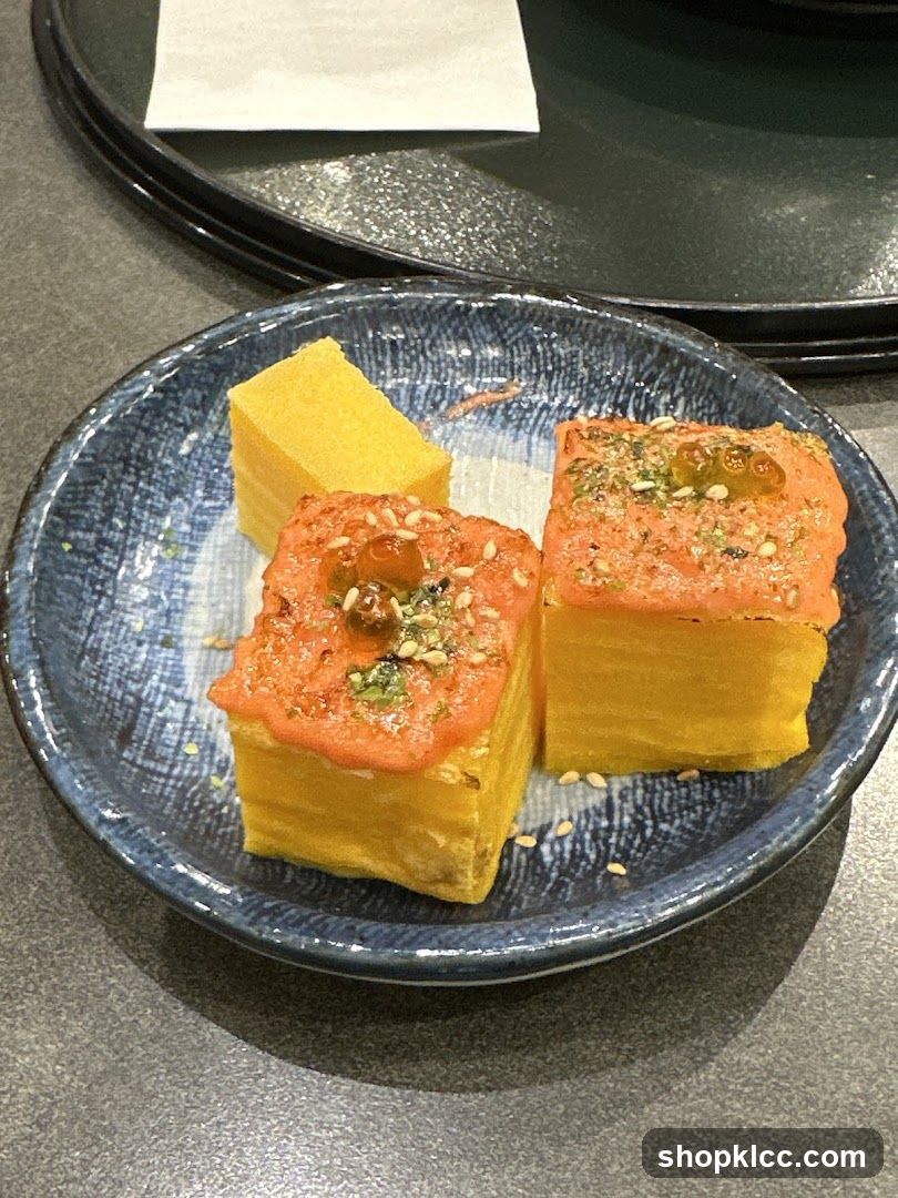 Tamagoyaki with Toppings