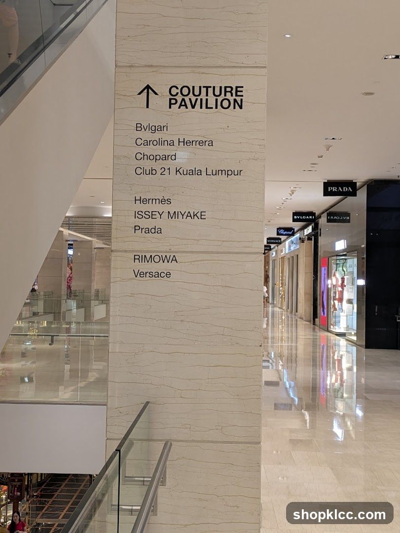 Mall Directory Sign