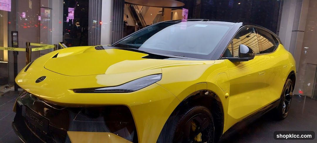Yellow Lotus Eletre Car