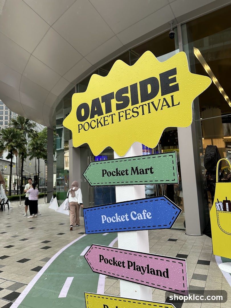 OATSIDE Pocket Festival Signage