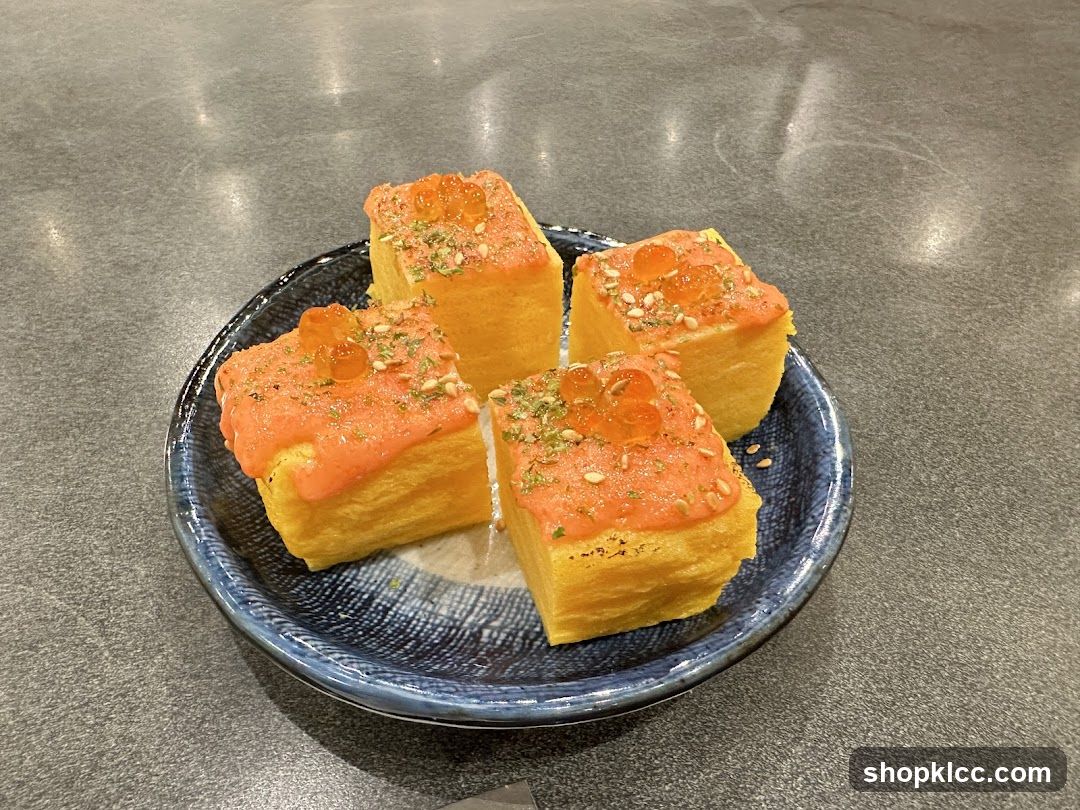 Tamagoyaki with Salmon Roe