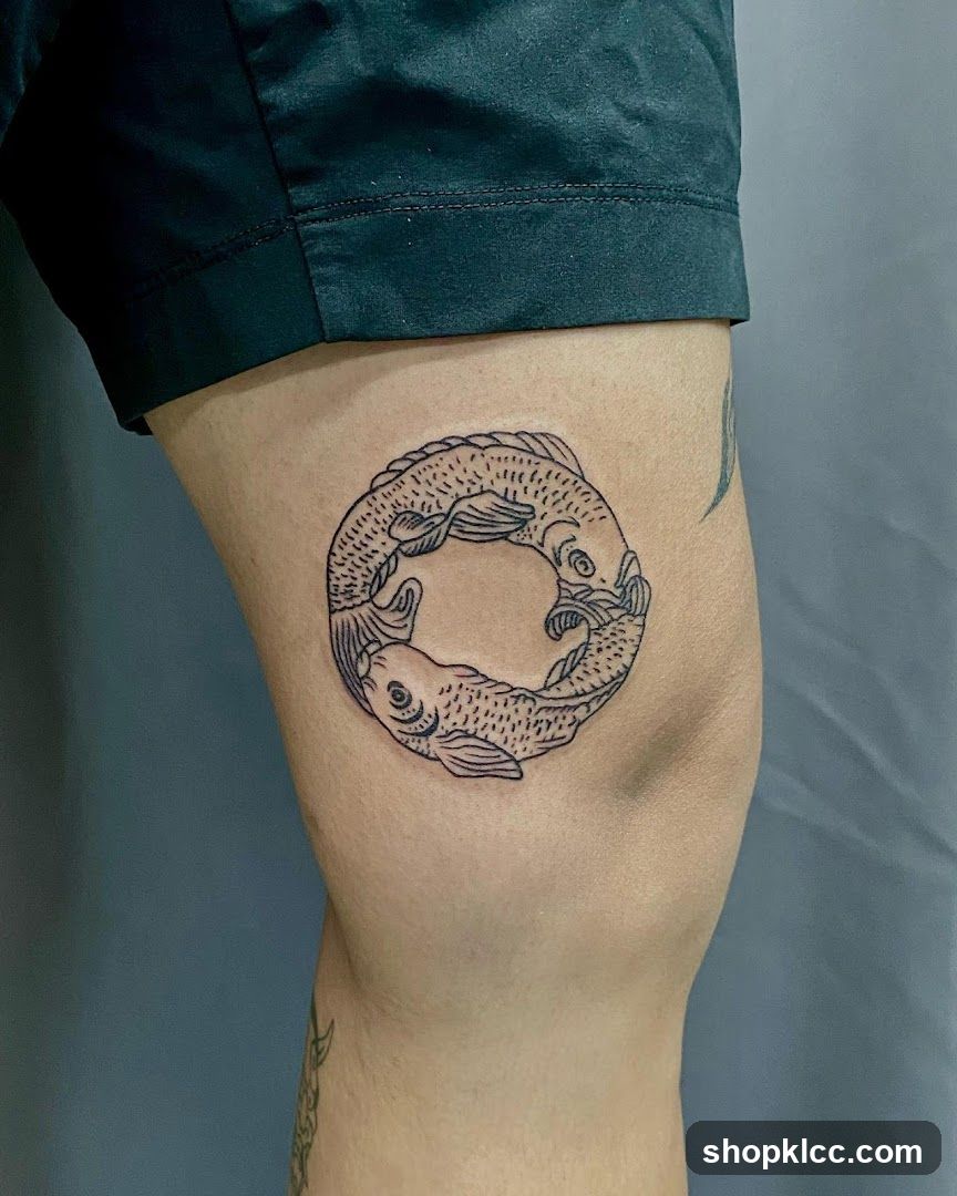 Tattoo of Koi Fish