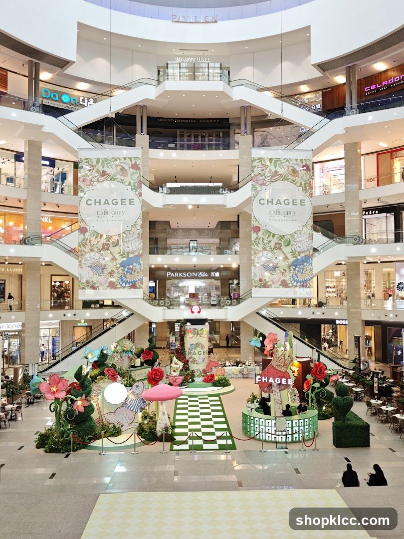 Mall Atrium with Themed Display
