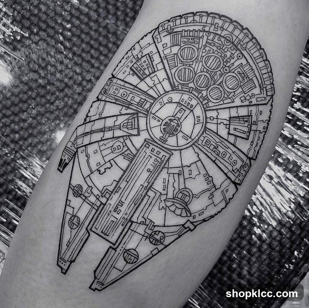 Millennium Falcon Tattoo