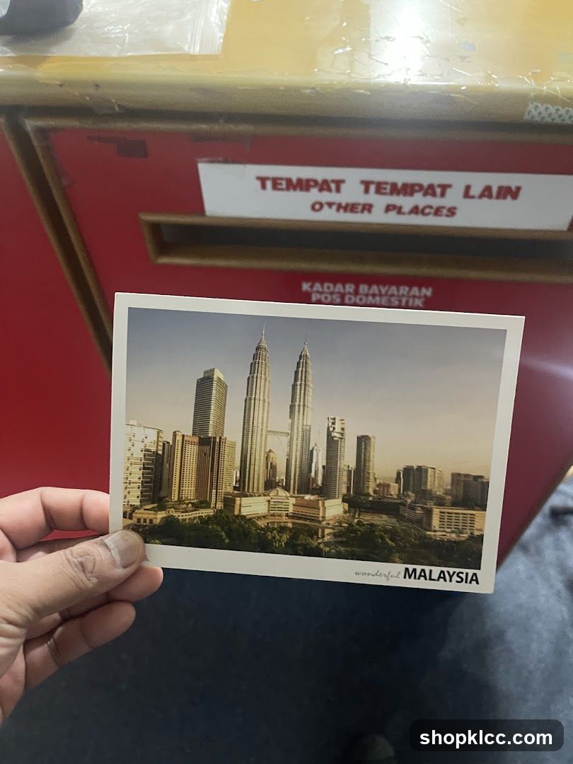 Postcard of Kuala Lumpur skyline