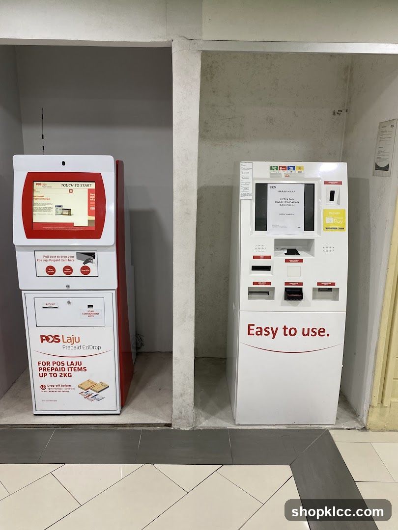 POS Laju Parcel Drop-off Machines