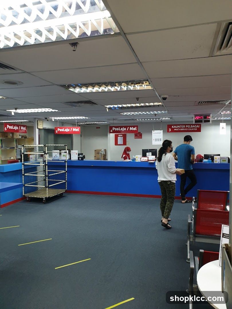 Post Office Service Counter