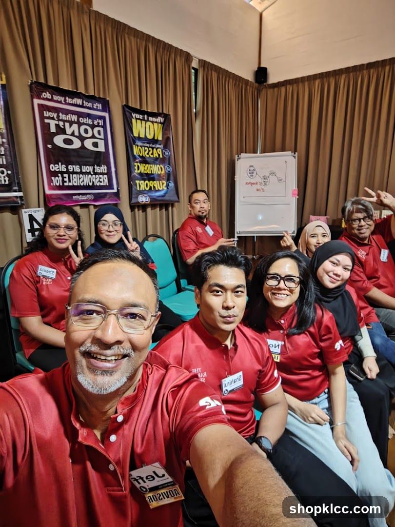 Group Photo with Motivational Posters