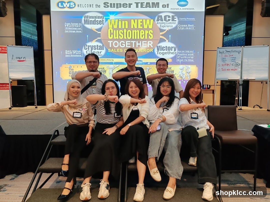 Team posing for a photo