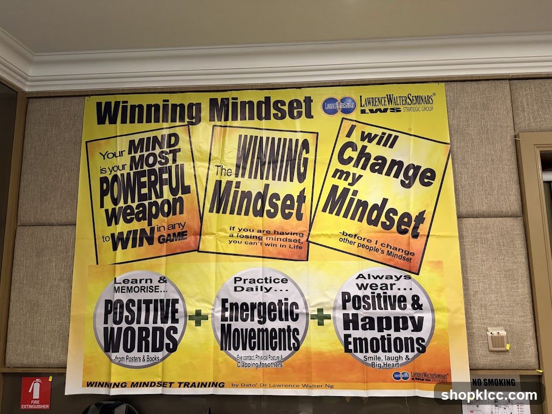 Winning Mindset Training Poster
