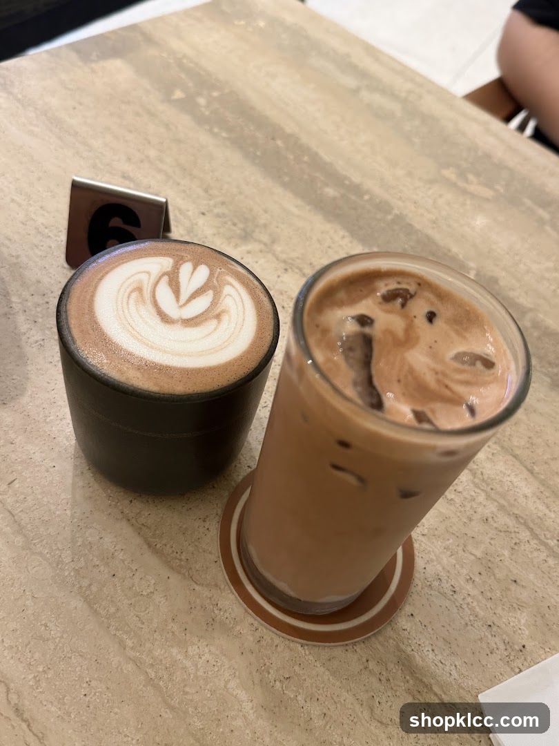 Two Chocolate Drinks
