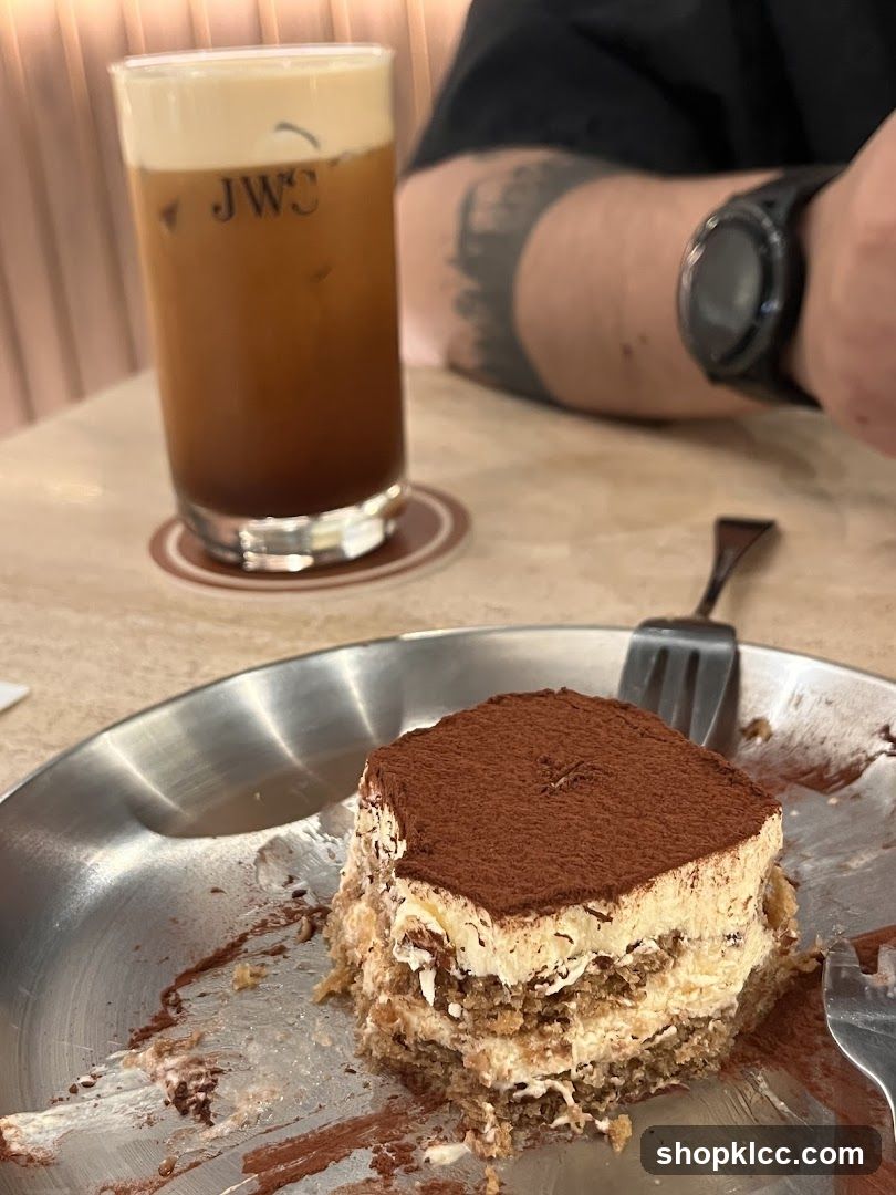 Tiramisu and Coffee