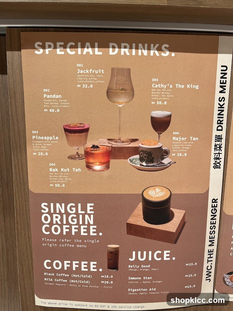 SPECIAL DRINKS.
