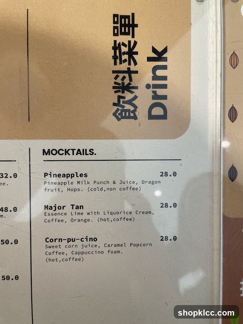 MOCKTAILS.