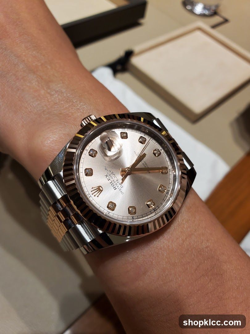 Rolex Watch on Wrist