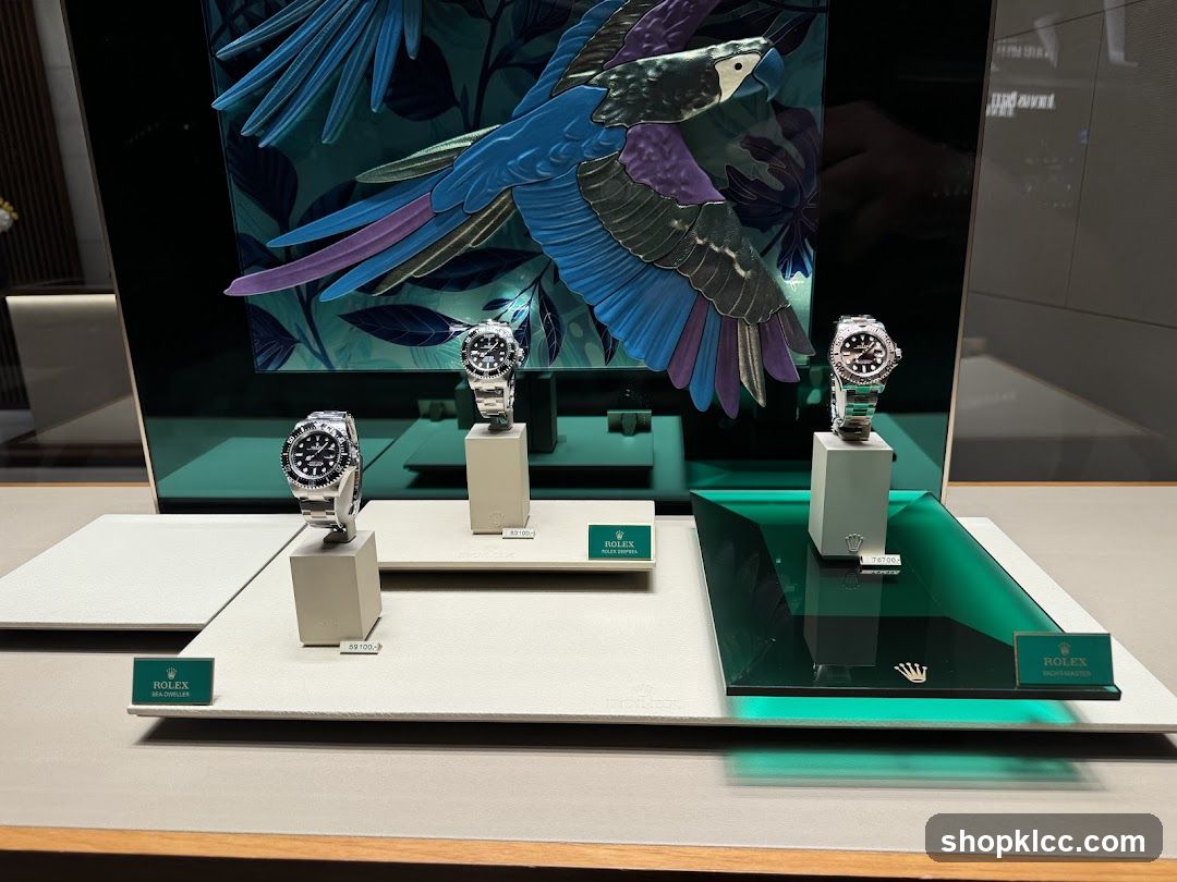 Rolex Watches Display