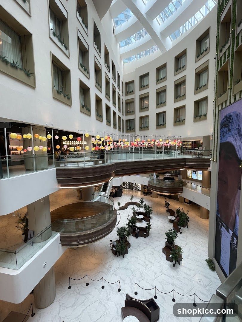 Modern Atrium with Multiple Levels