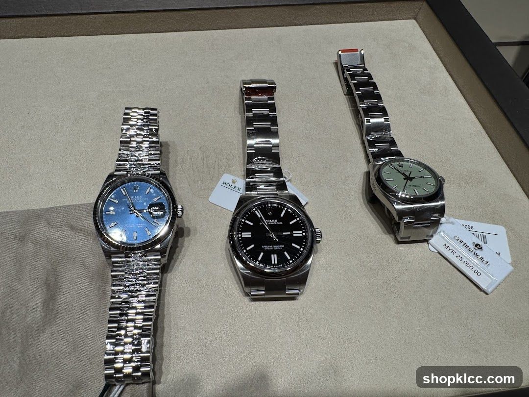 Rolex Watches Display
