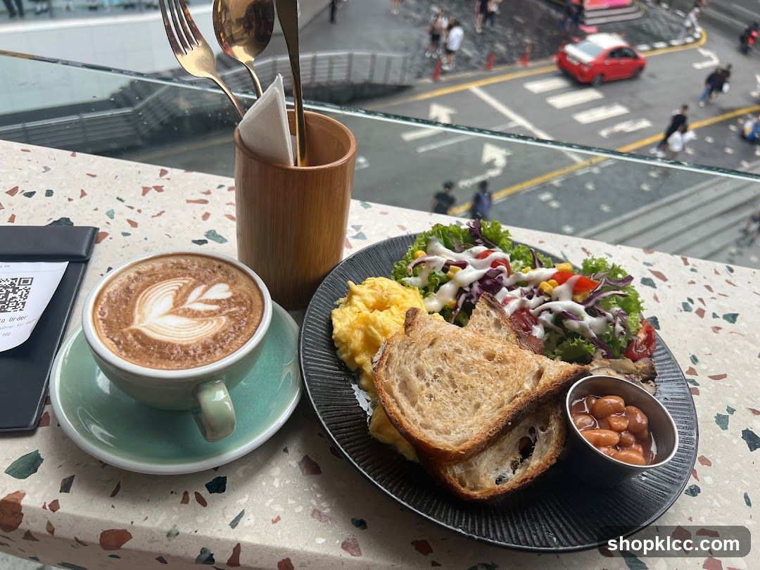 Breakfast Plate and Coffee