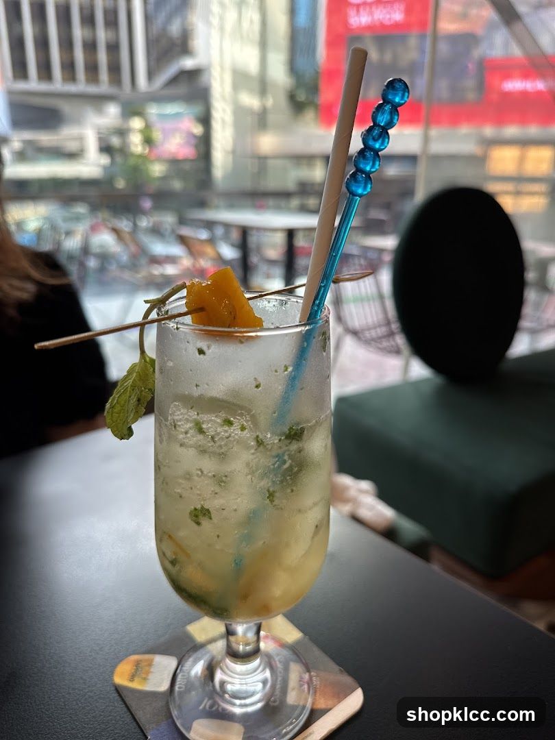 Cocktail with Fruit and Mint