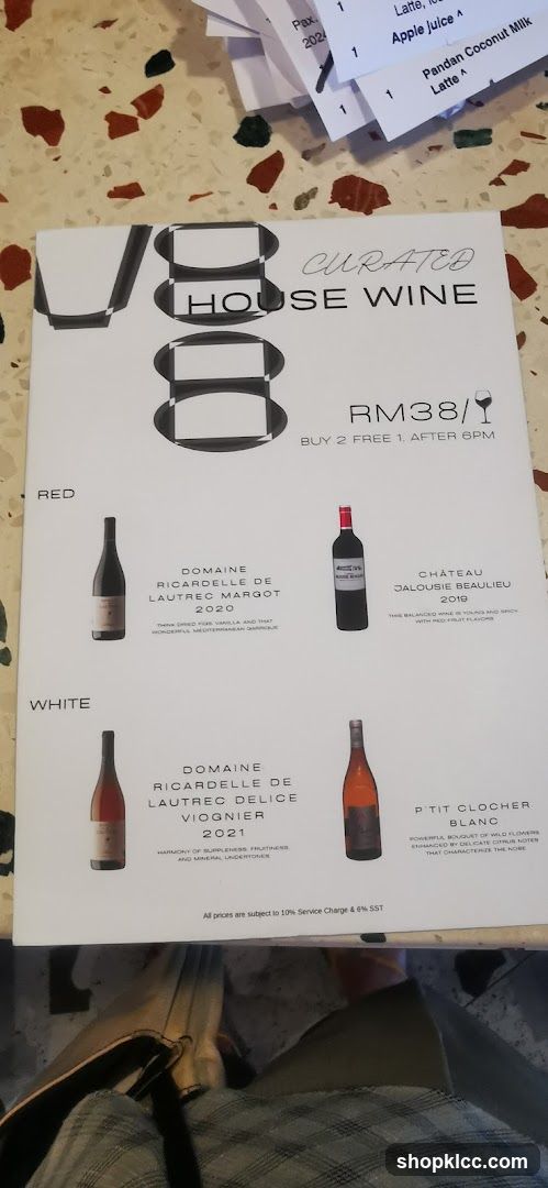 Curated House Wine