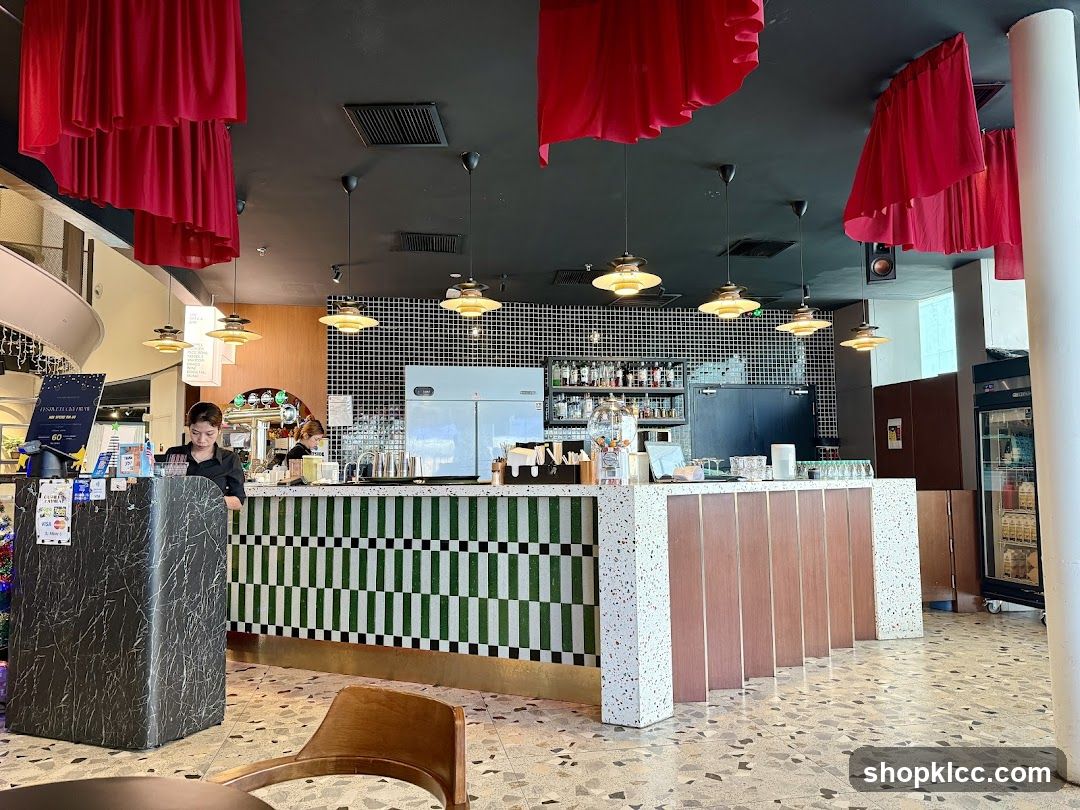Cafe Interior with Baristas