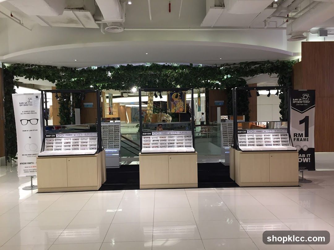 Optometry Booth Display