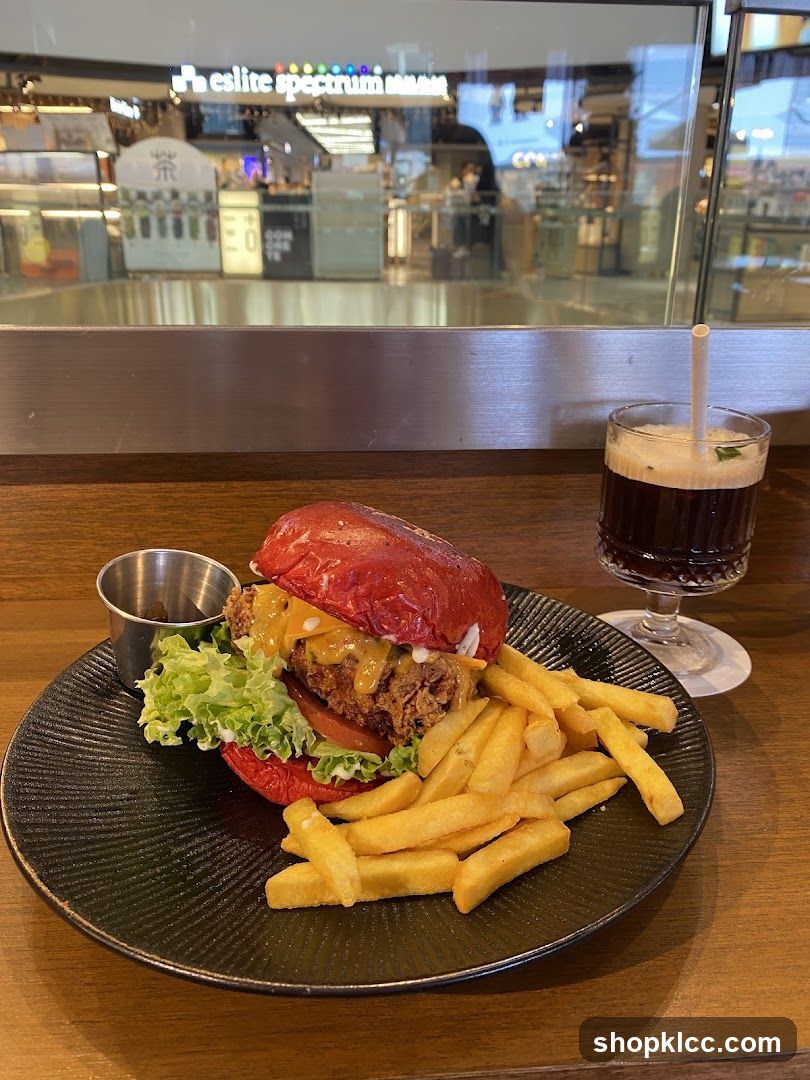 Burger and Fries
