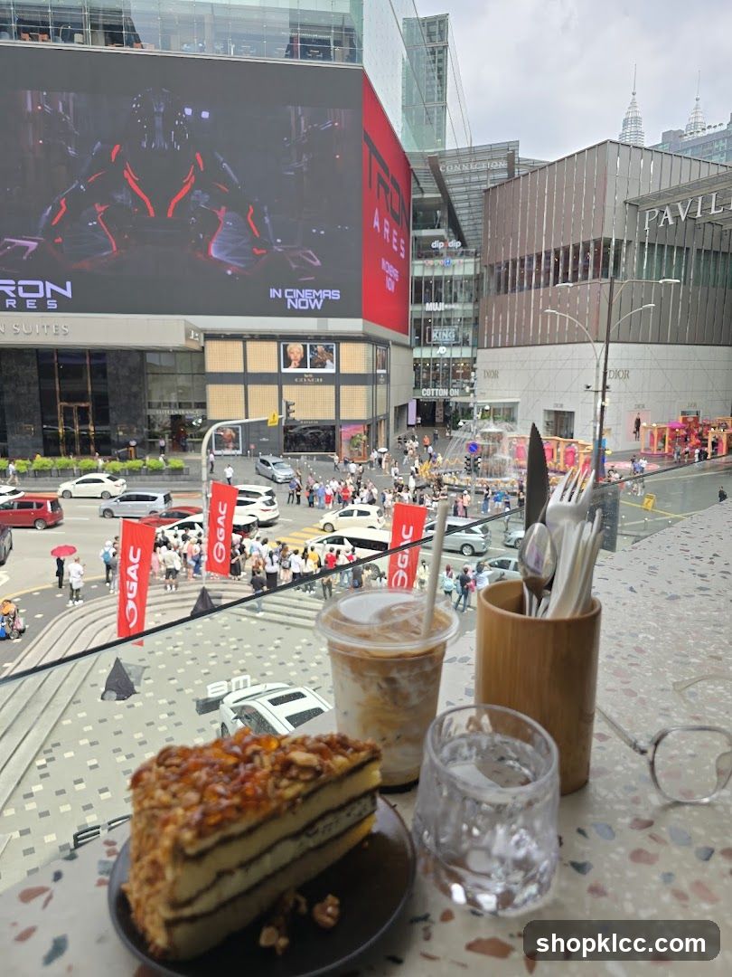 Outdoor Cafe with City View