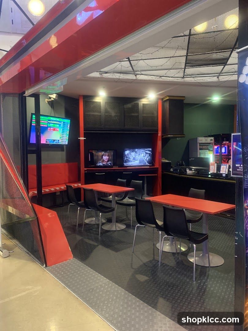 Gaming Cafe Interior