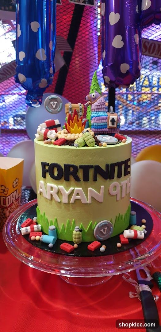 Fortnite Birthday Cake