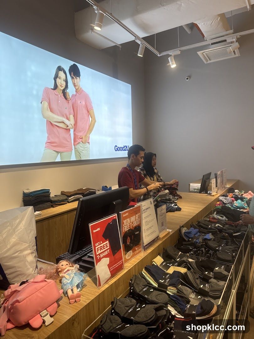 Store Interior with Promotional Display