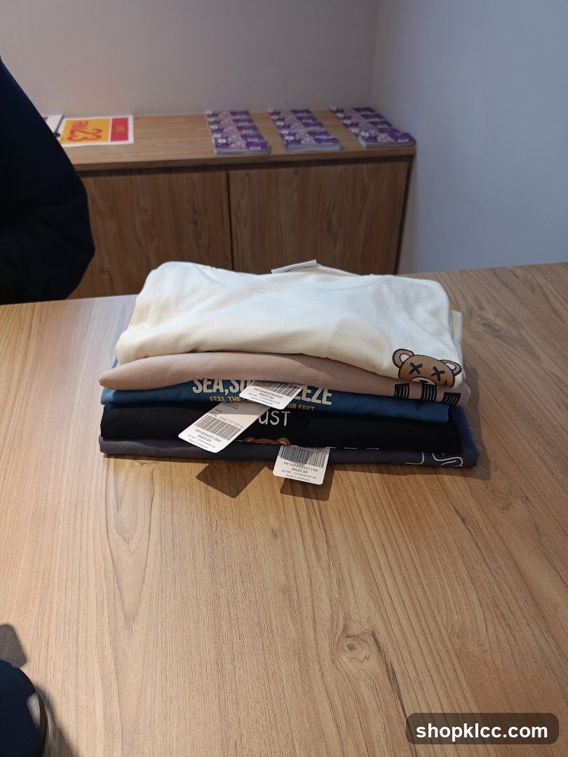 Stack of T-shirts