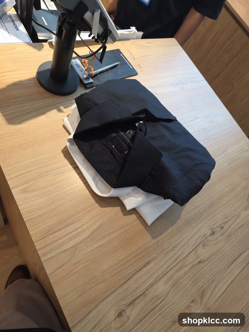 Folded Clothes on Counter