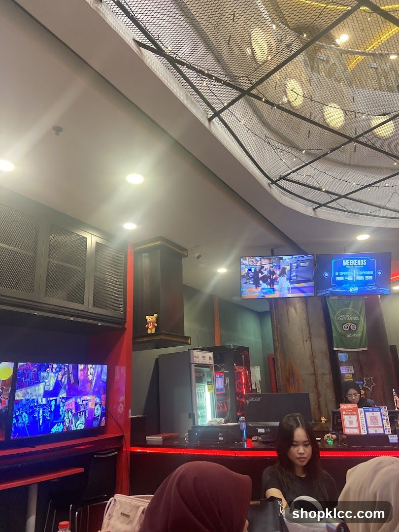 Gaming Cafe Interior